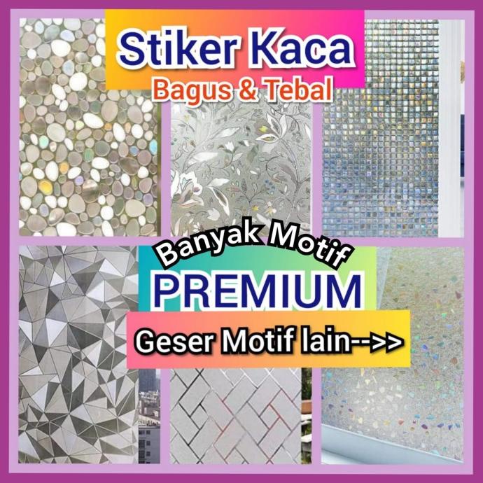 STICKER STIKER KACA PINTU KAMAR MANDI SUNBLAST WALLPAPER JENDELA RUMAH