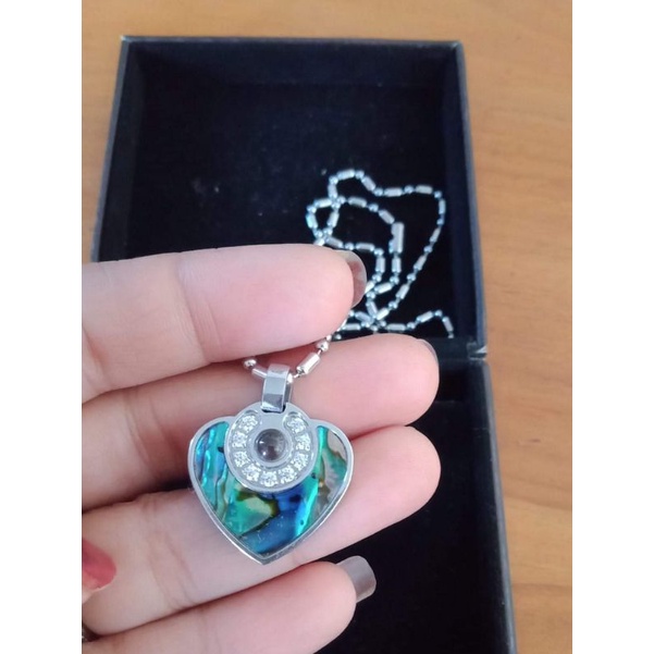 WORD MAGIC PENDANT KALUNG HEART SHELL MCI KALUNG KESEHATAN MCI ORIGINAL KALUNG MCI ORI 1000% ASLI KA