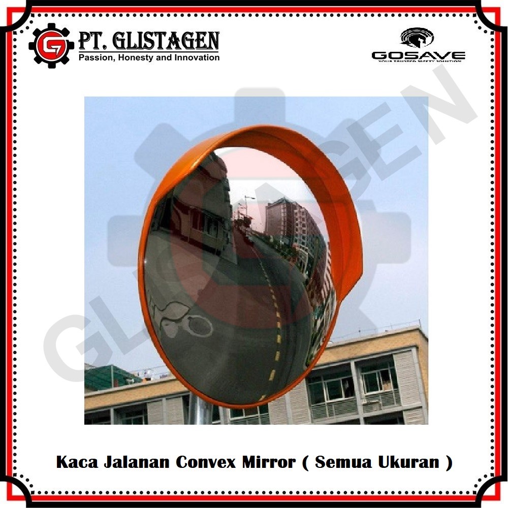 Convex mirror Outdoor / Kaca Cembung Tikungan / Kaca Jalanan ( Semua Ukuran )