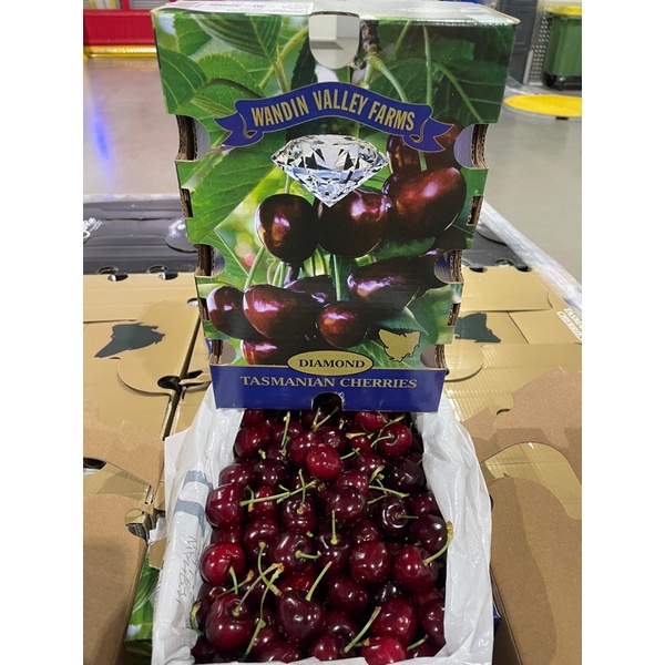 

Cherry Ceri Tasmania Wandin Australia Uk30-32 1 Dus (2Kg) Fresh Import