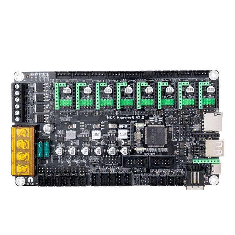 Zzz Monster8 32Bit Control Board Kartu Kontrol 8Axis Untuk Voron VS 3D Printer Part
