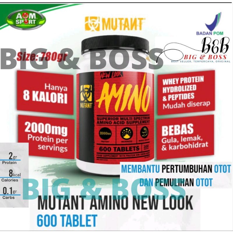 MUTANT AMINO 600 TABLET 300 TABLET