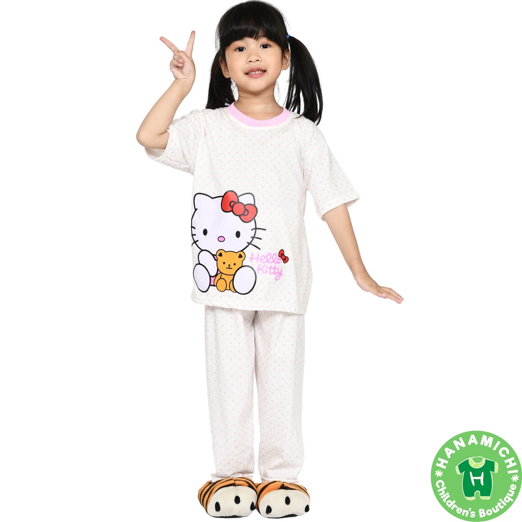 Hanamichi HELO.CP Setelan Baju Tidur Anak Lengan Pendek