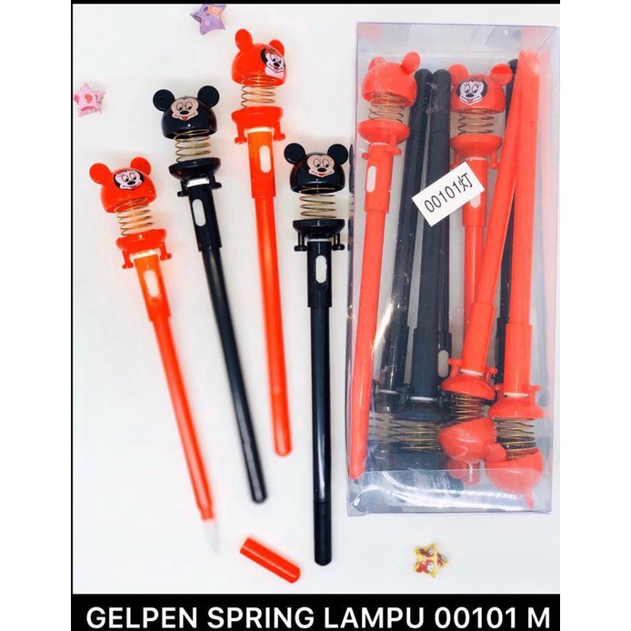 

GEL PEN SPRING LAMPU / PEN GEL PER LAMPU KARAKTER KARTUN MICKEY MOUSE