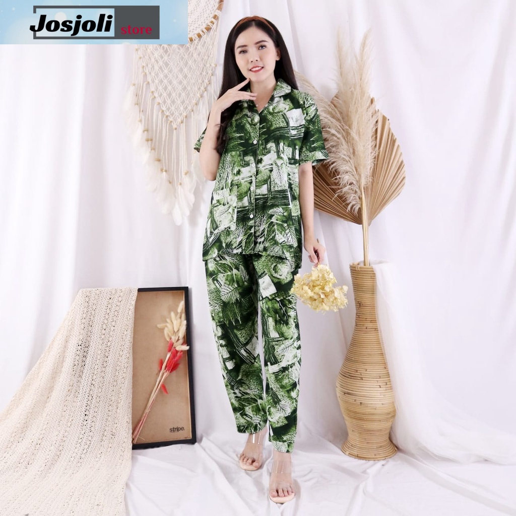 JOSJOLI_STORE/Piyama hp CP viola /Piyama Rayon Tie Dye Kekinian XL /Pakaian Tidur Wanita