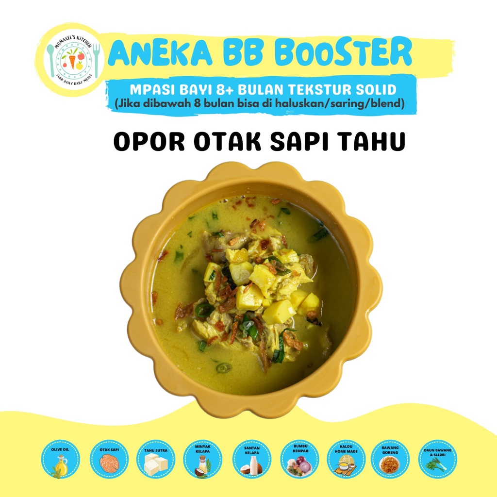 

OPOR OTAK SAPI TAHU (MPASI FROZEN)