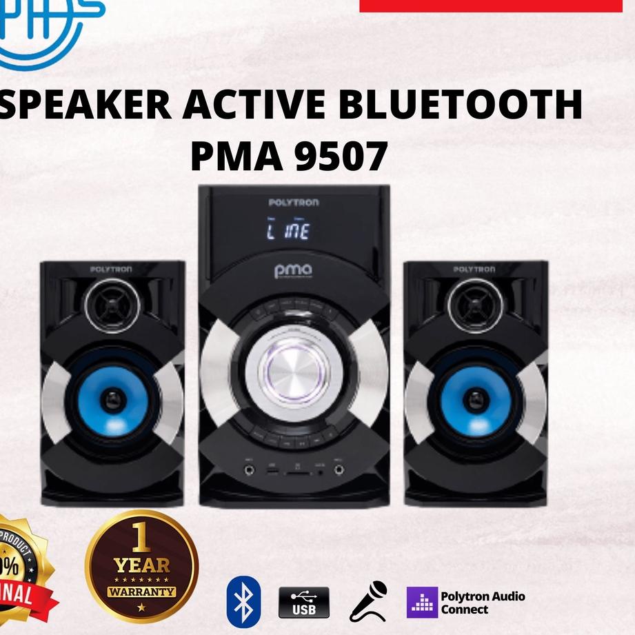 TNS952 POLYTRON Speaker Bluetooth PMA 9507 / PMA9507 -  RADIO + KAROKE +++