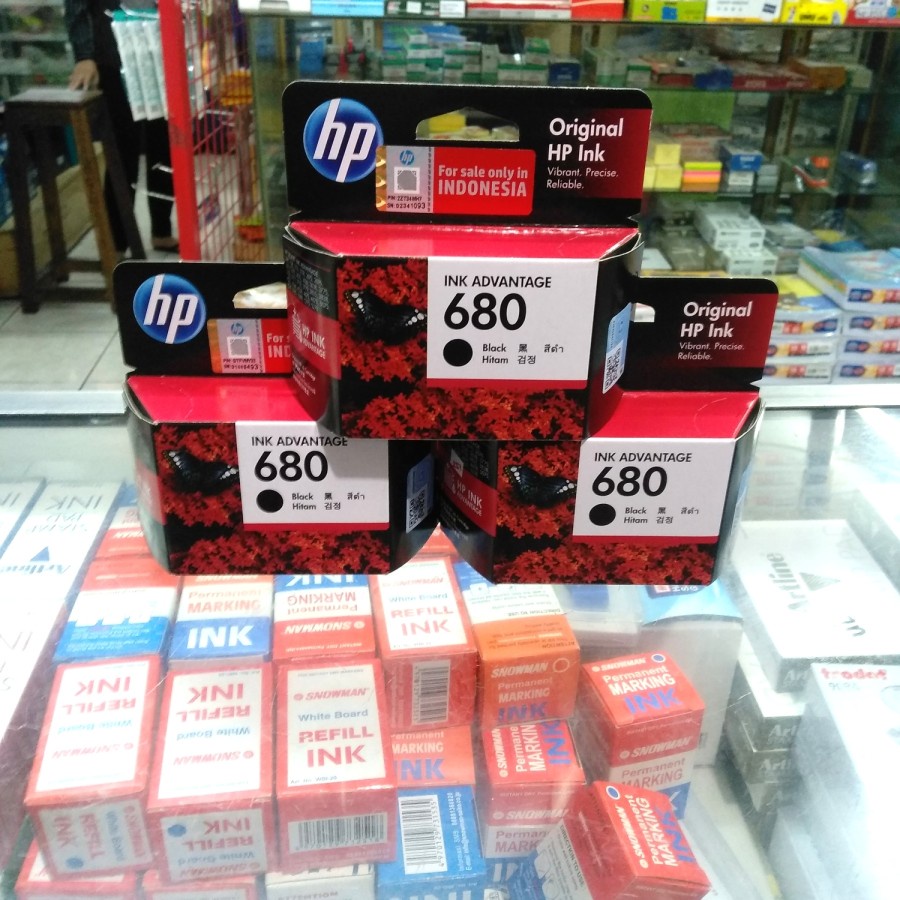 Tinta  catridge HP 680 black originall