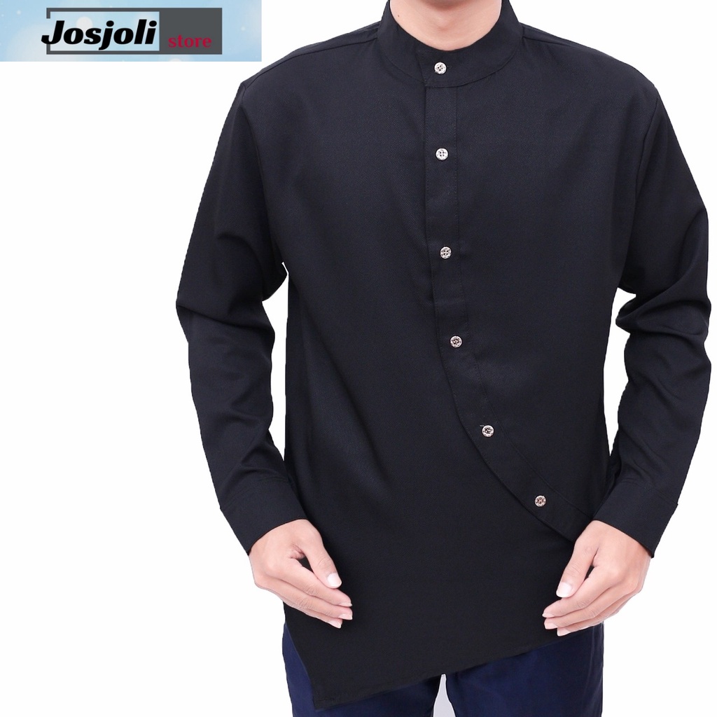 JOSJOLI_PIYAMA/Kemeja Koko Aristoles/Atasan Muslim Pria Dewasa/L XL