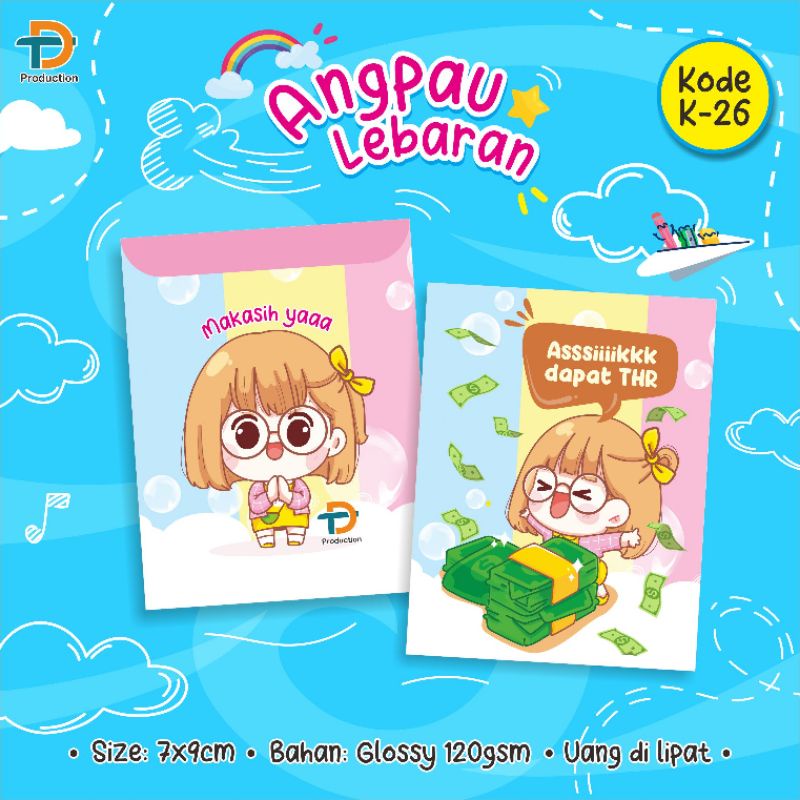 

10 PCS ANGPAU ANGPAO AMPLOP LEBARAN K26