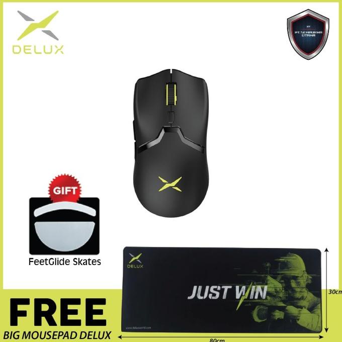 DELUX M800 PRO Wireless Gaming Mouse with PAW 3370 Sensor