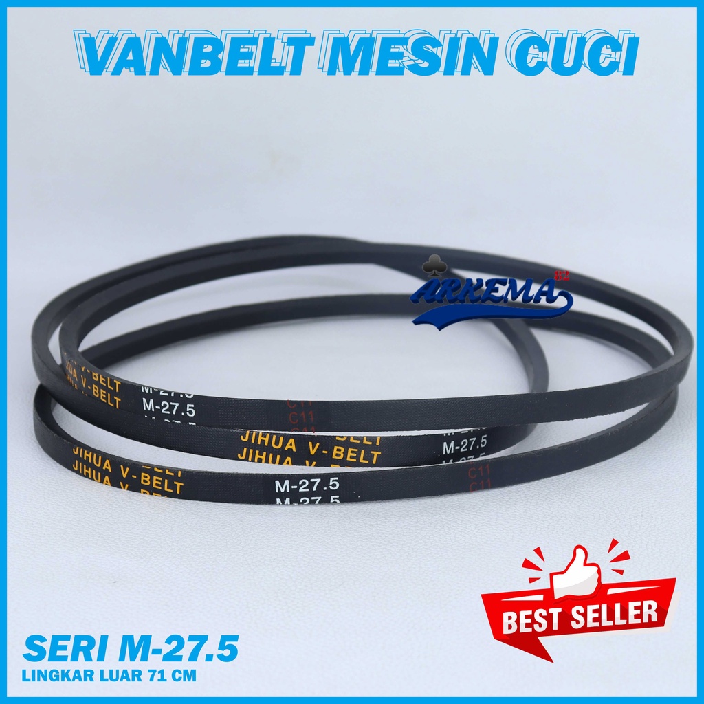 VAN BELT MESIN CUCI SERI DESIMAL MULTI / V BELT / FAN BELT / PAMBEL / FANBELT / VAN BELT / TALI BELT / V BELT