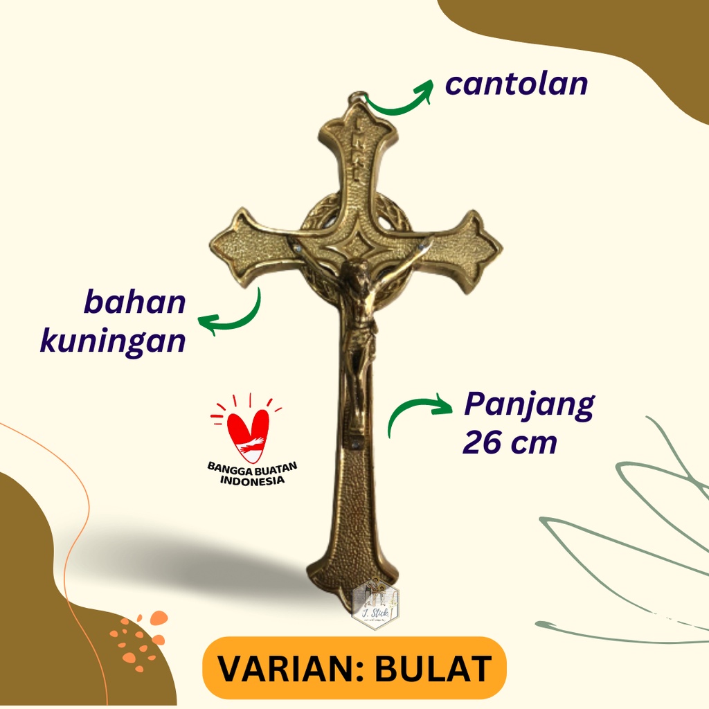 SALIB DINDING UKIR, bahan Kuningan