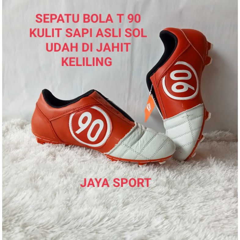 SEPATU SEPAK BOLA KULIT/SEPATU BOLA BERKUALITAS,SOL SUDAH DIJAHIT KELILING