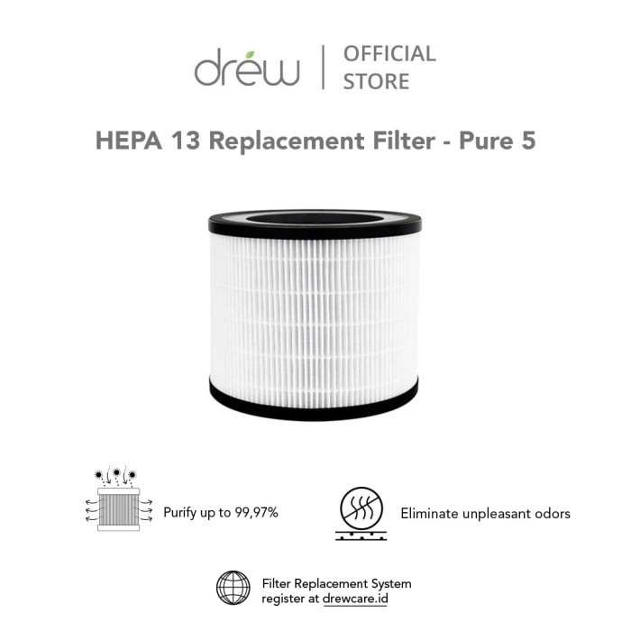 Purifier Drew Air Purifier Filter - Pure 5