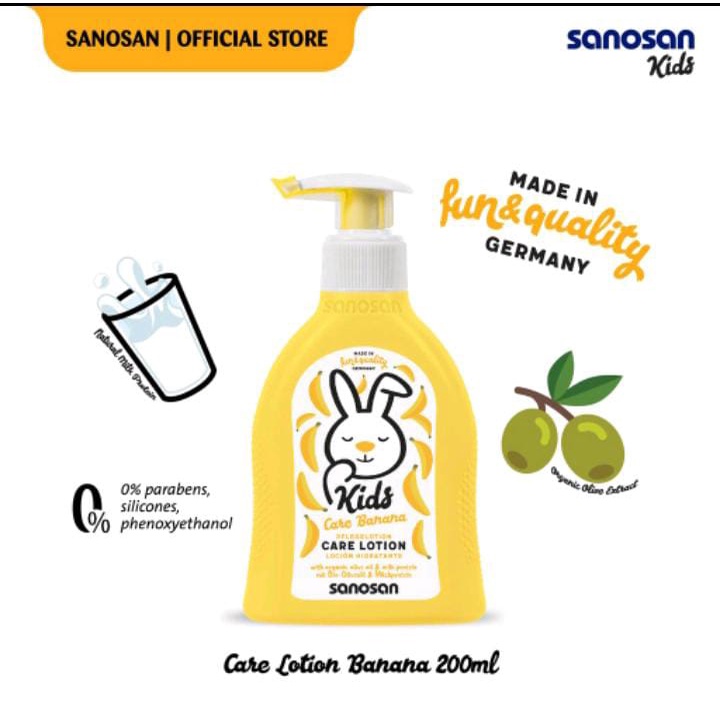 Sanosan Kids LOTION Banana 200ml