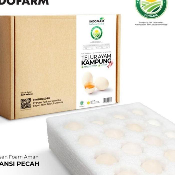 

۩ Telur Ayam Kampung Omega Indofarm 20 pcs Original ♜