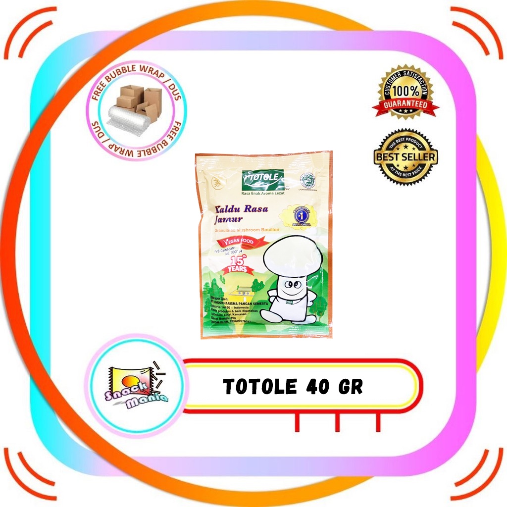 

Totole Kaldu Jamur Mushroom Seasoning Powder 40 gram