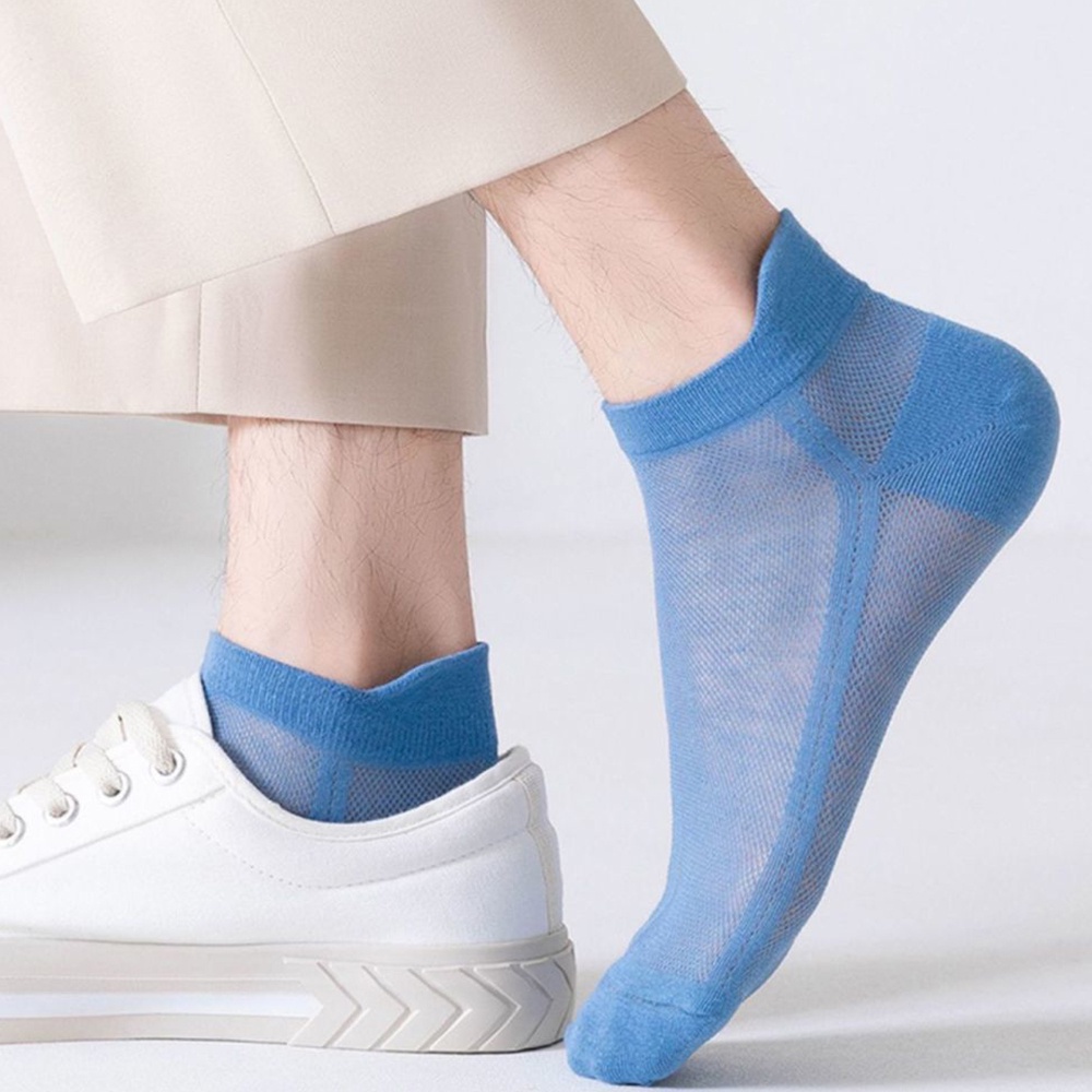 ⭐️𝐈𝐇𝐒 𝟖𝟕𝟑 𝐋𝐚𝐦𝐩𝐮𝐧𝐠⭐️Kaos Kaki Transparan Wanita Kaos Kaki Polos Jaring Fashion Japanese Ankle Socks