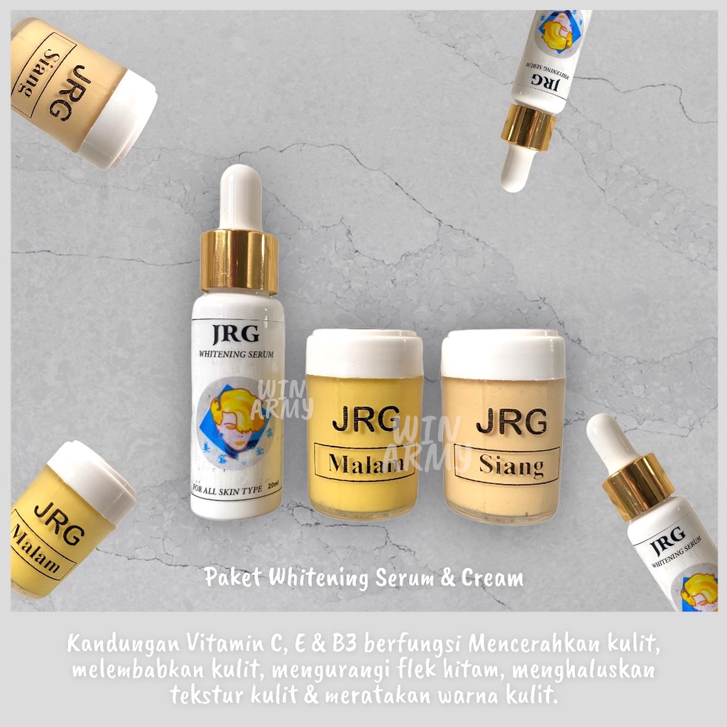 Cream JRG Whitening Paket Komplit