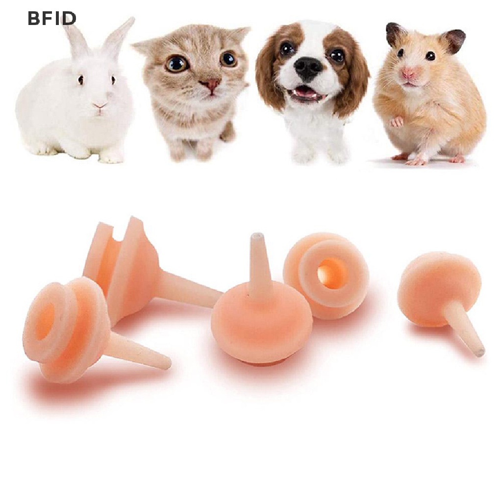 [BFID] 1pcs Universal Pet Feeding Nipple Mini Kucing Silikon Dot Makan Untuk Bayi Baru Lahir Anak Kucing Anakan Kelinci Hewan Kecil [ID]