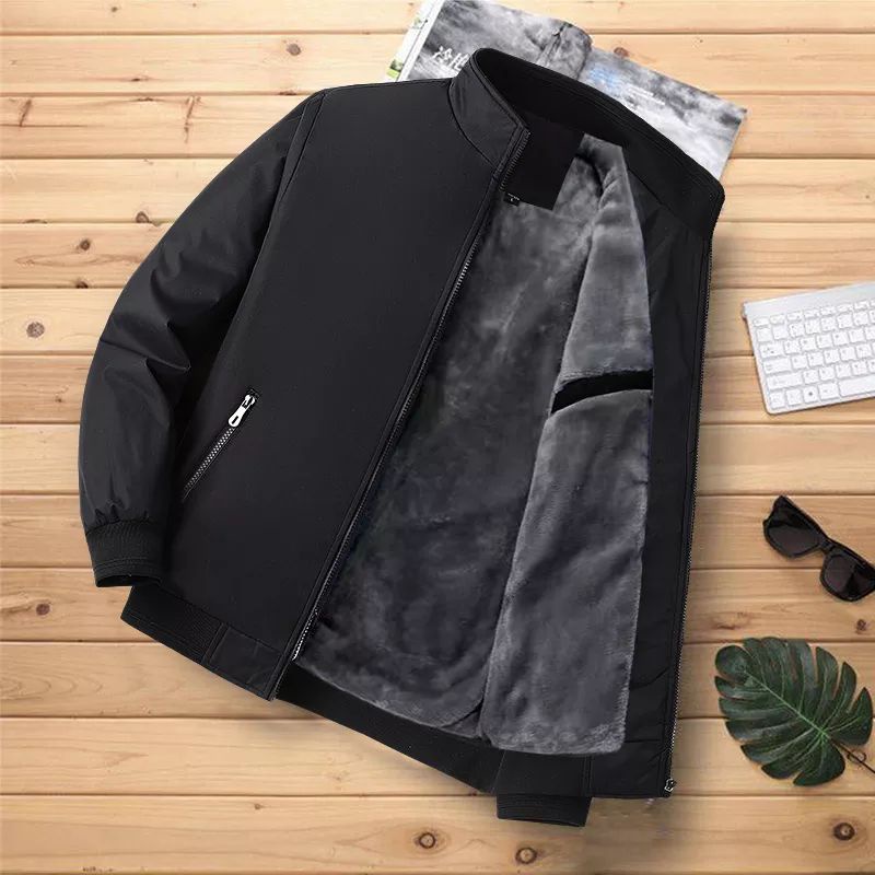 JAKET MANTEL PRIA TEBAL POLOS MUSIM DINGIN