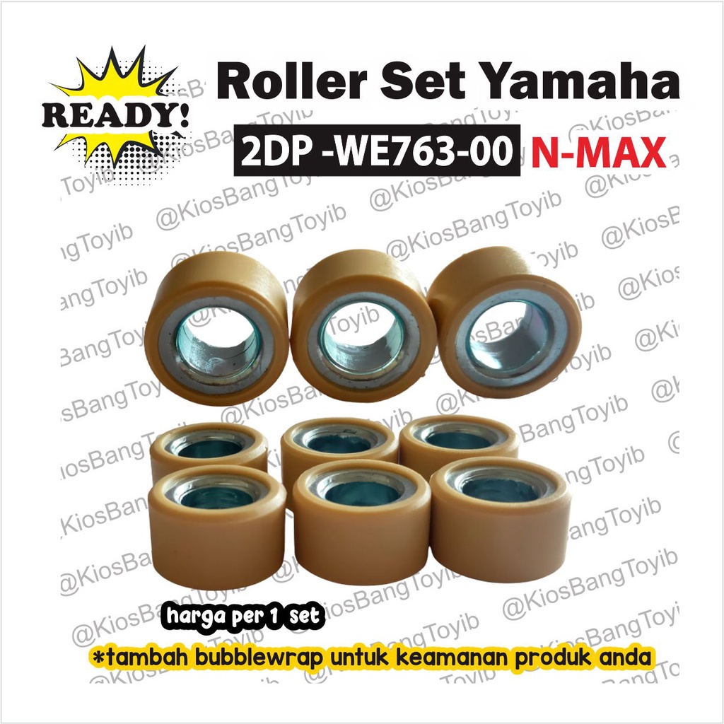 (6pc) Roller Weight Set Yamaha Nmax N-Max N Max (2DP-WE763)