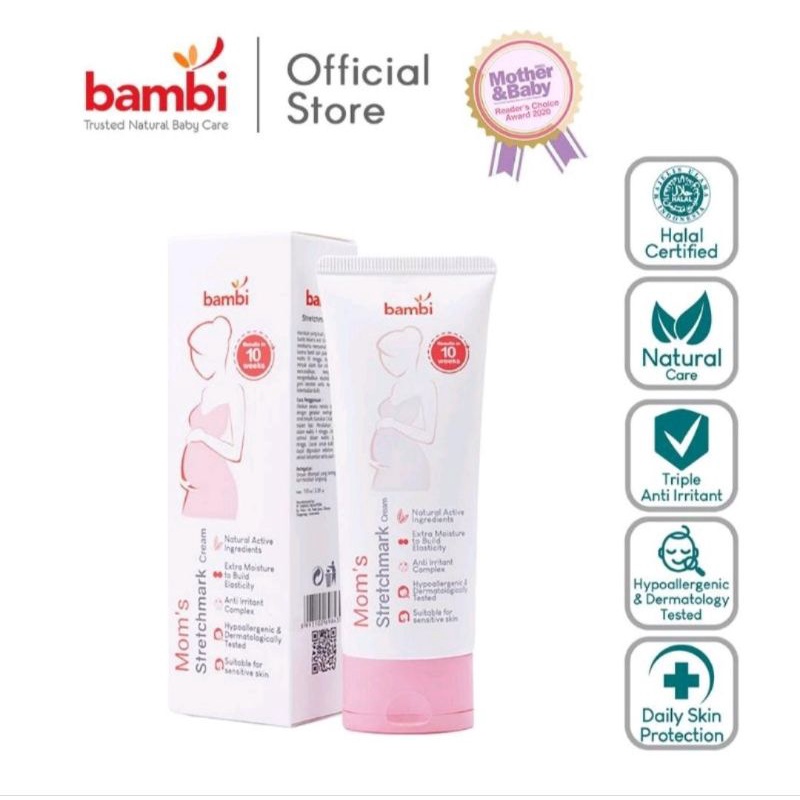 Bambi Baby Moms Stretchmark Cream ( Tube ) 100ml