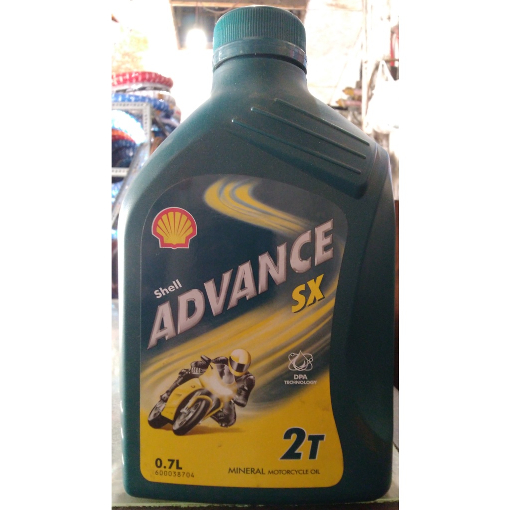 Oli 2t Samping shell advance sx