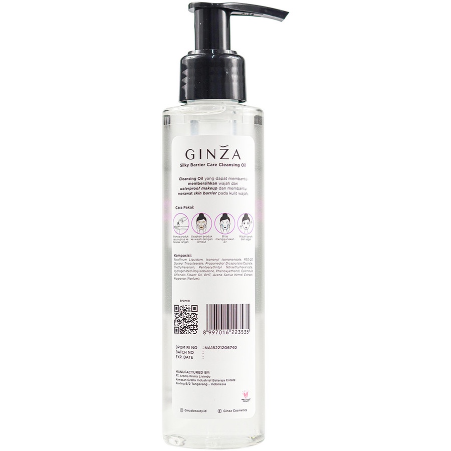 Ginza Silky Barrier Care Cleansing Oil 155ml