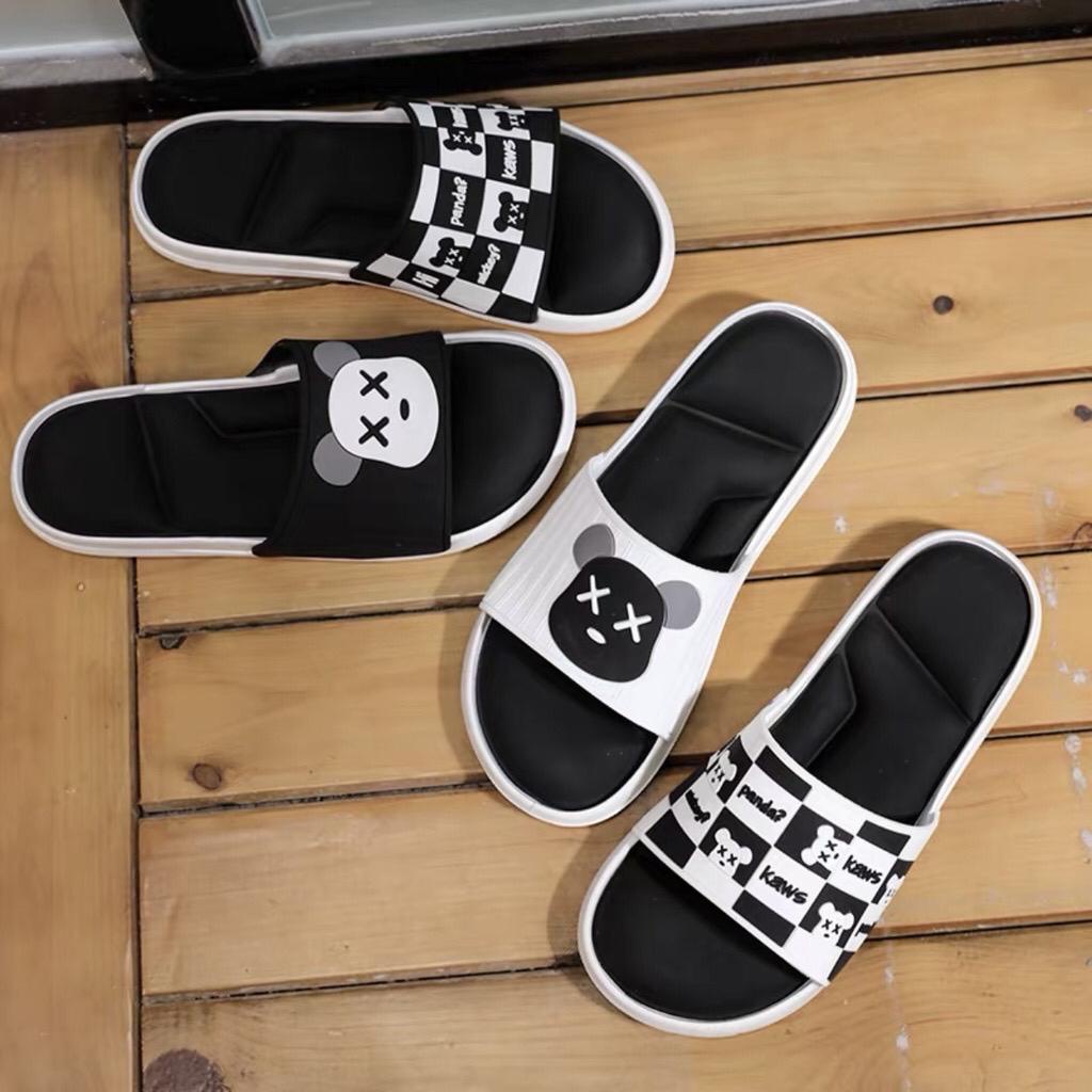 Sandal Slide lapis / Slipper kaws panda