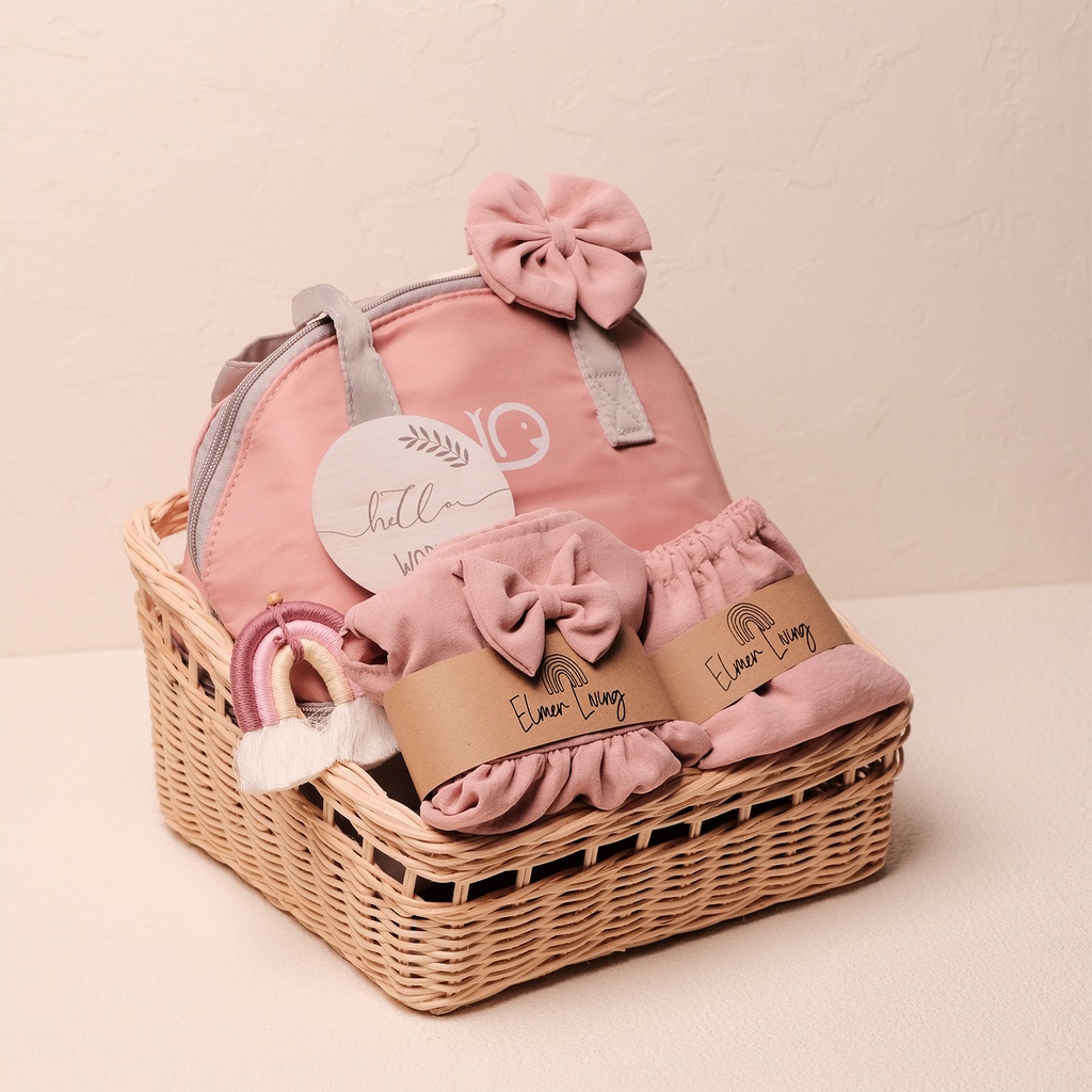 Hampers Cooler Bag dan Set Dress Bayi Lucu | Hampers Tas Bayi