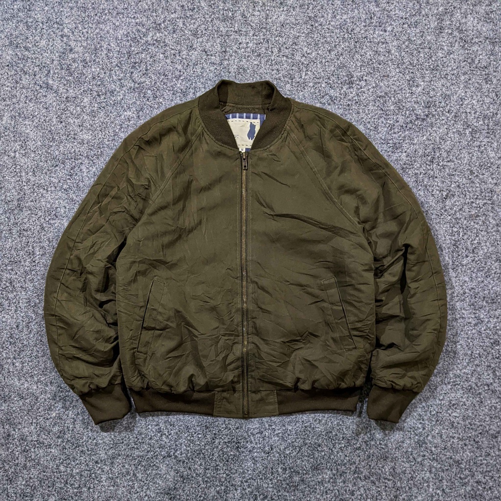 Kurashi Casual - Jaket Bomber Jotol Army Unisex Kasual Second Bekas Original - JX786