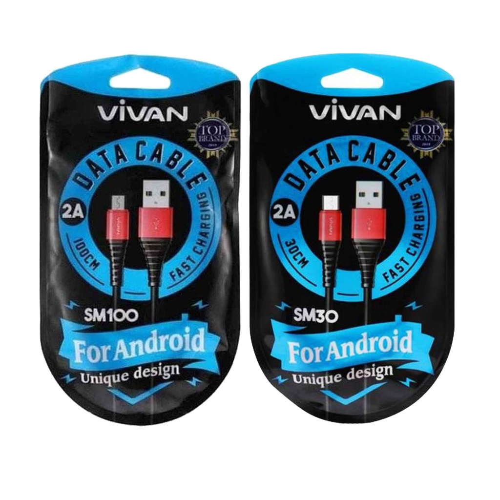 Vivan Data Cable / Kabel Data Vivan 2A / Kabel Charger / Type Micro USB