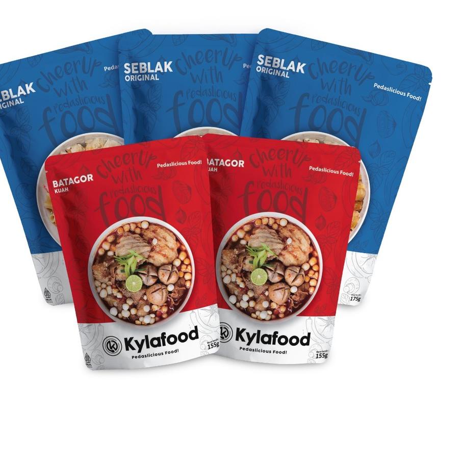 

☁ Kylafood Paket (3 Seblak Original 2 Batagor Kuah) ★