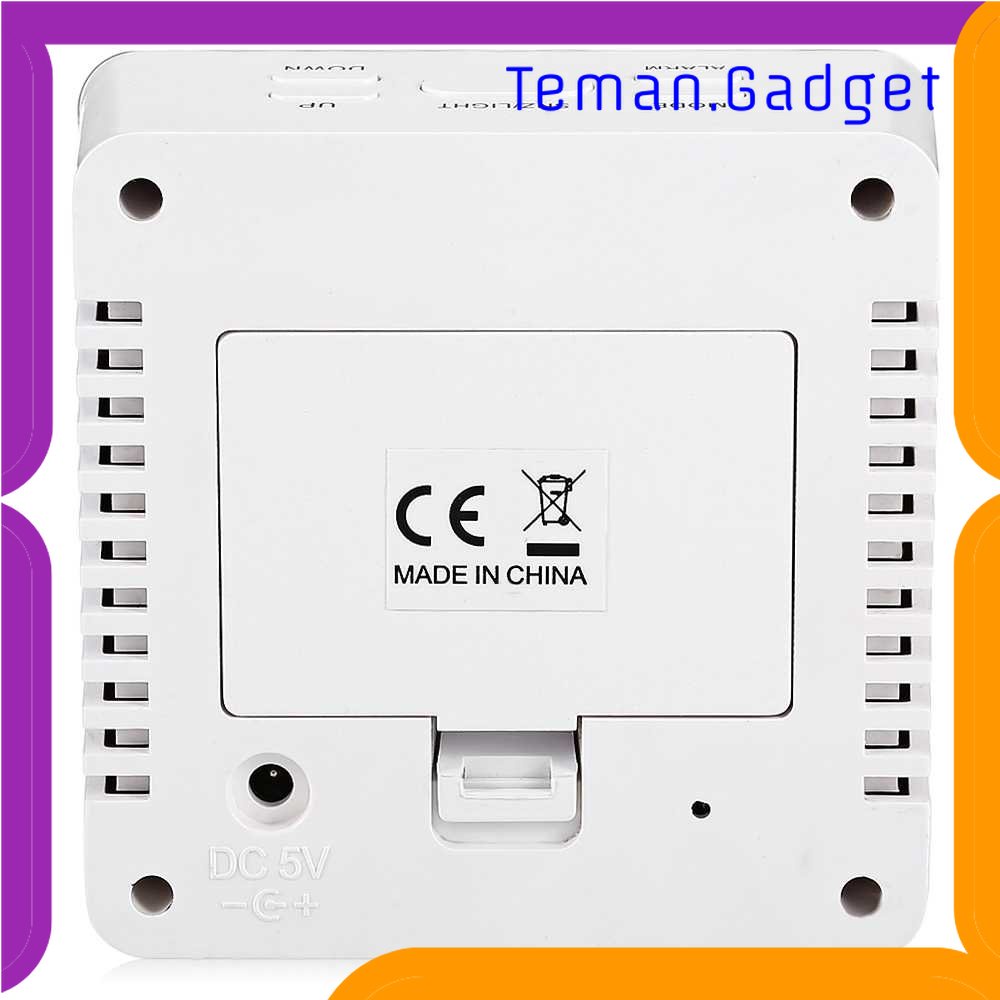 TG-PJM Jam Meja LED Digital Mirror Clock with Temperature - TS-570