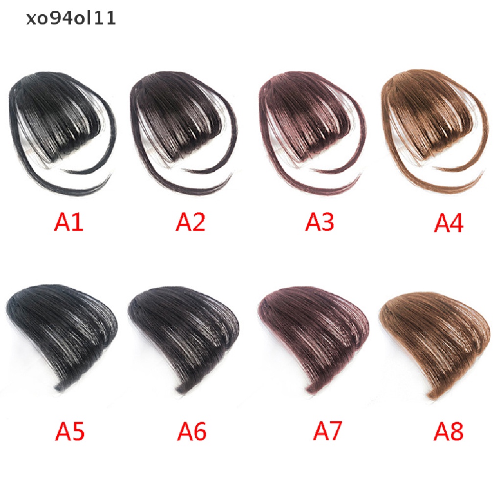 Xo Wig air Bangs Hair Short Hairpieces Untuk Hair Extension Clip In Front Hair Bangs OL