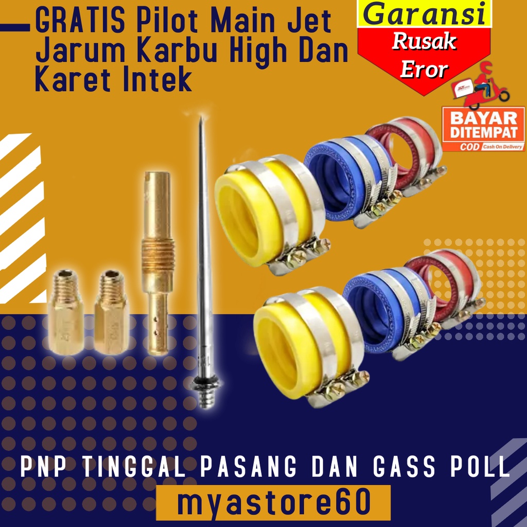 [ORIGINAL] Karburator CPO PE 24 PE 26 PE 28 PE 30 Karbu Carburator Pe24 Pe26 Pe28 Pe30 Karbulator Universal Free Pilot Main Jet Jarum Karbu High Dan Karet Intek