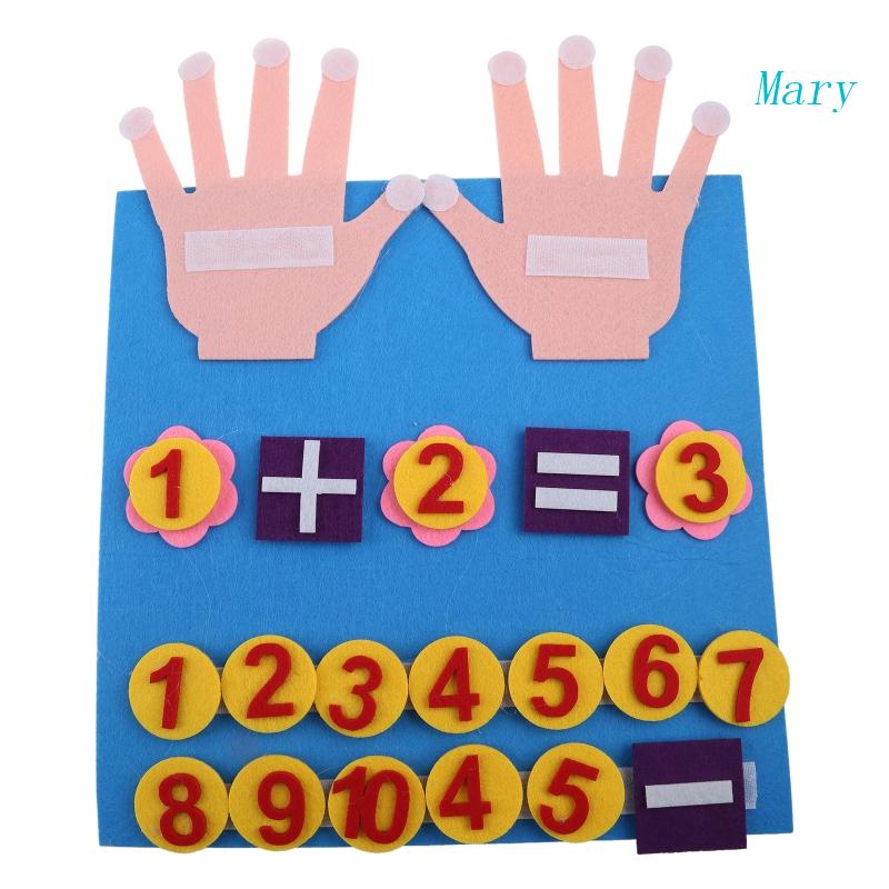 Mary Children Number Counting Math Skill Training Mainan Edukasi Portable