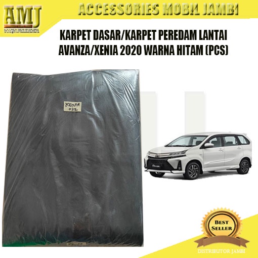KARPET DASAR/KARPET PEREDAM LANTAI MOBIL AVANZA/XENIA 2020 HITAM (PCS)
