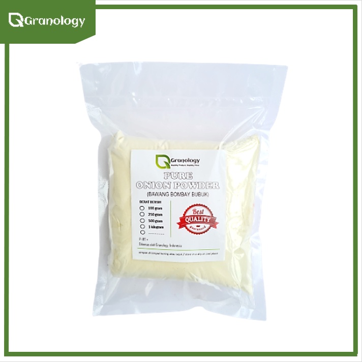 Bawang Bombay Bubuk / Pure Onion Powder (500 gram) by Granology