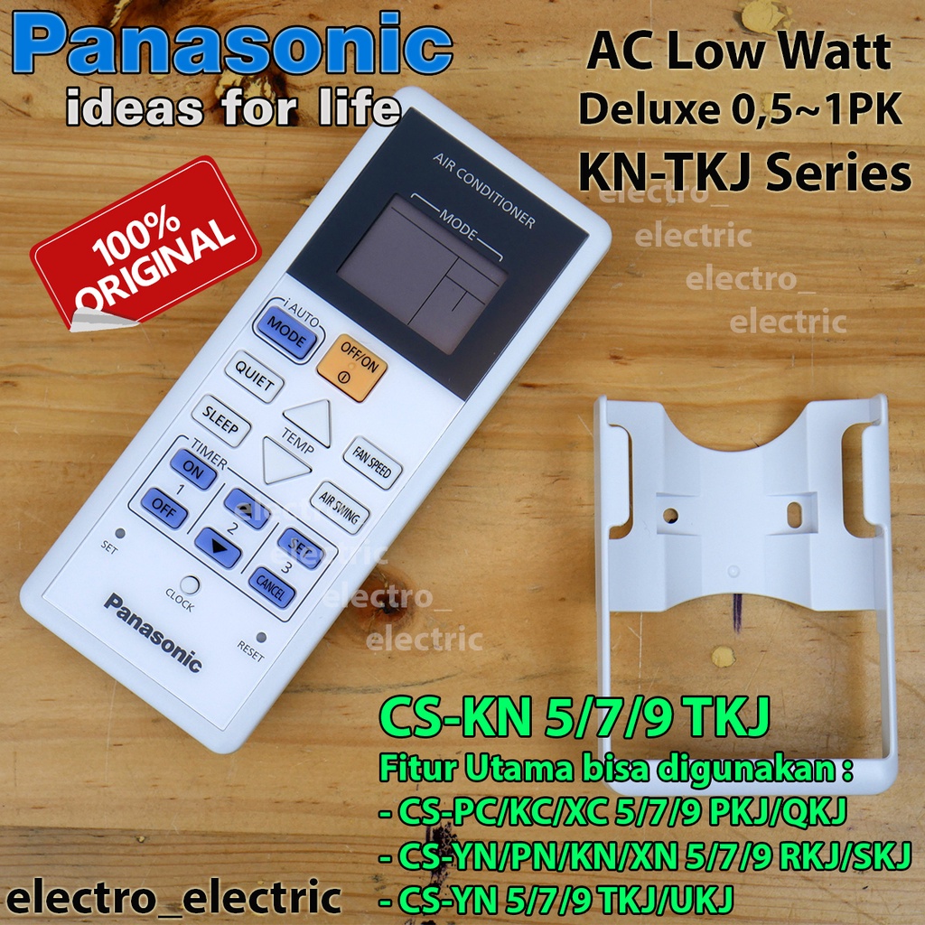 Remote AC Panasonic 0,5 ~ 1 PK KN-TKJ Series ORIGINAL