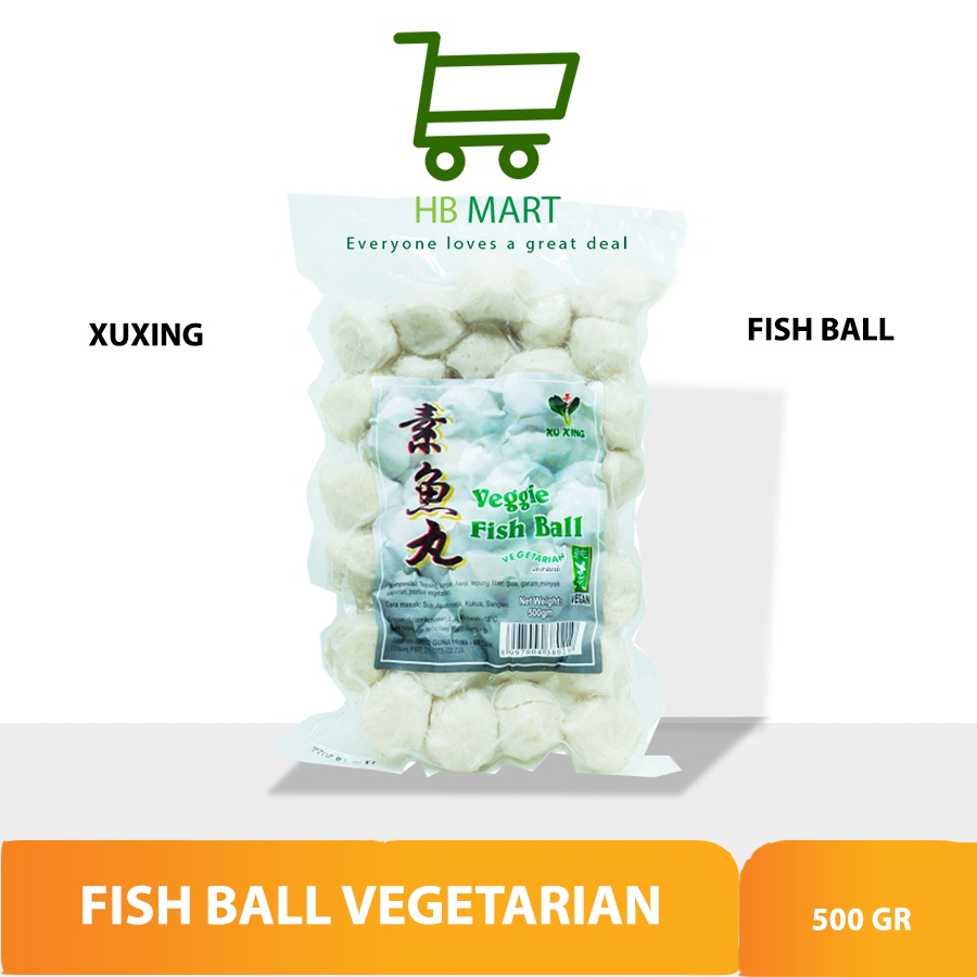 

BAKSO VEGETARIAN /FISH BALL/SAITO HUWAN 500 GR vegetarian