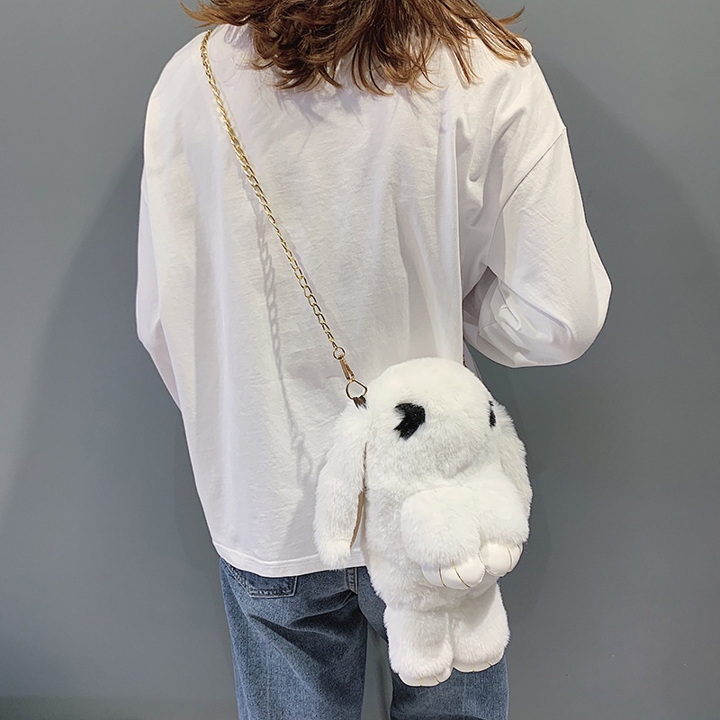 Khatinstore Tas Selempang Wanita Motif Rabbit / Tas Anak- anak / Remaja / Dewasa Lucu Import - 557