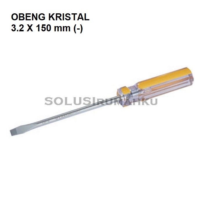 Obeng Kristal 3.2 x 150 mm (-) LAKONI PRO / Obeng Lakoni 700924