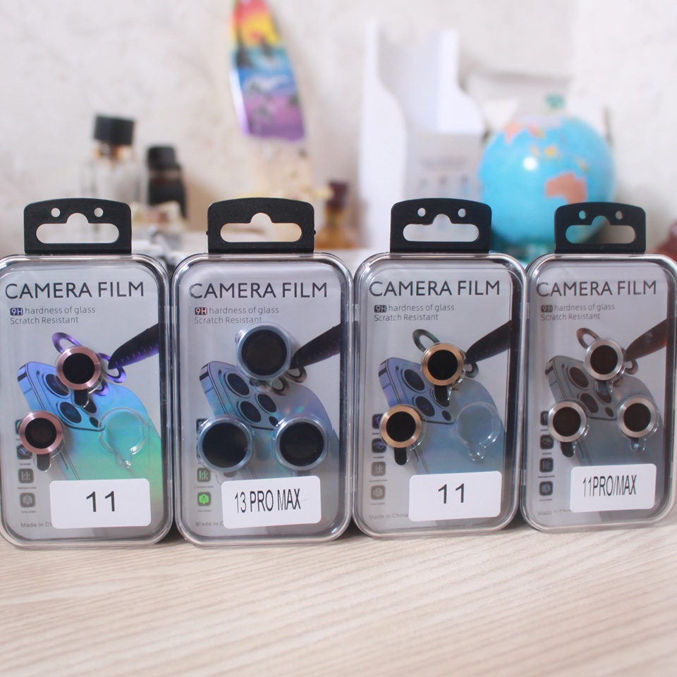 1 Set Ring Pelindung Kamera iPhone 11 12 13 14 Anti-scratch Protector Camera Lens