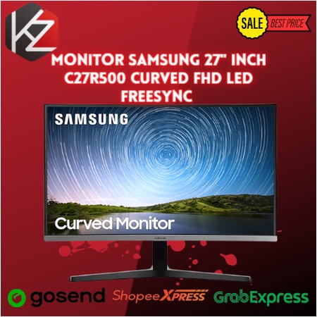 Monitor Samsung 27&quot; C27R500 LC27R500FHEXXD Bezeless Curved Garansi Resmi