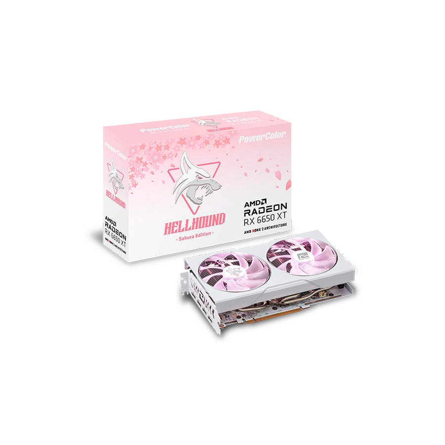 PowerColor Hellhound Sakura Radeon RX 6650 XT 8GB