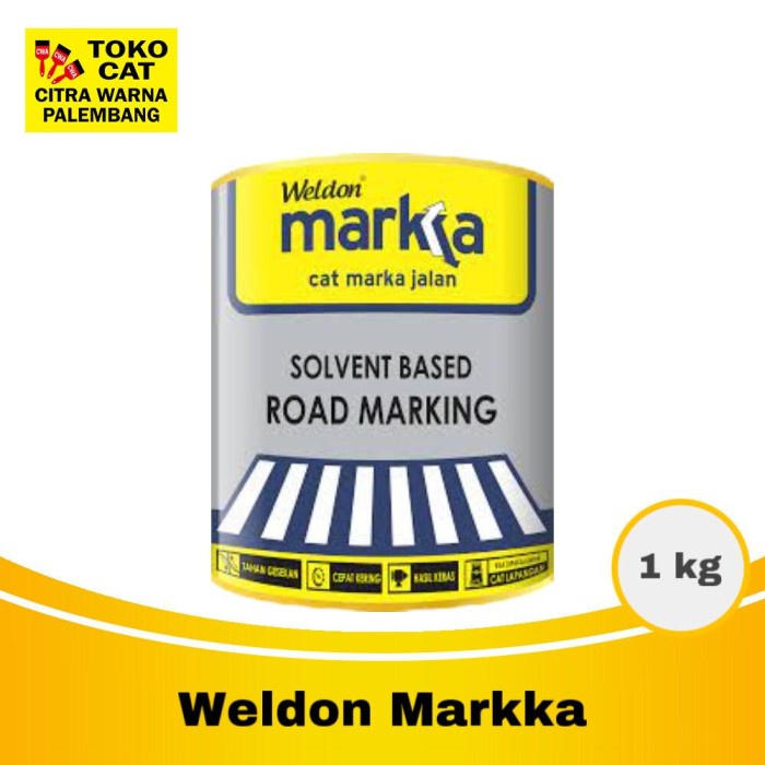 Cat Marka Jalan Weldon 1 kg - TL003 Kuning