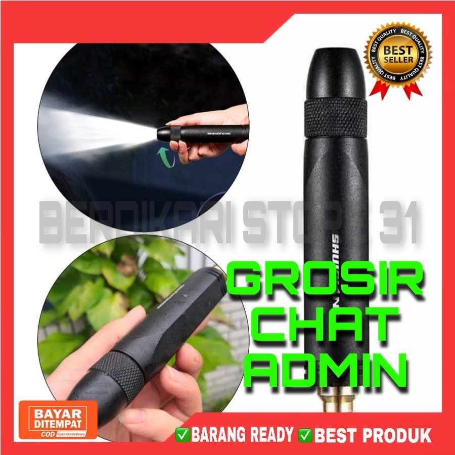 [BS] SEMPROTAN AIR SPRAY STEAM SEMPROTAN TAMAN MOTOR MOBIL SEMPROTAN AIR KUNING JET UPGRADE HOSE NOZZLE